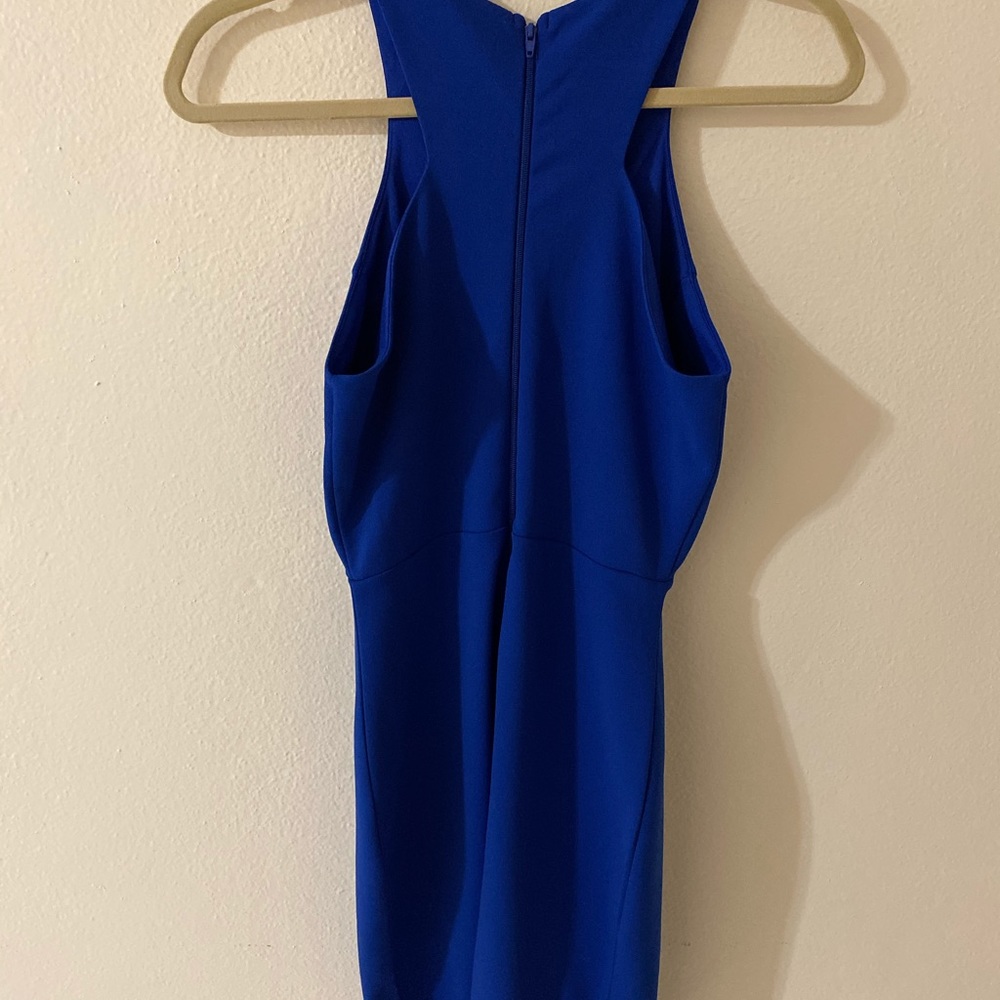 Blue mini dress